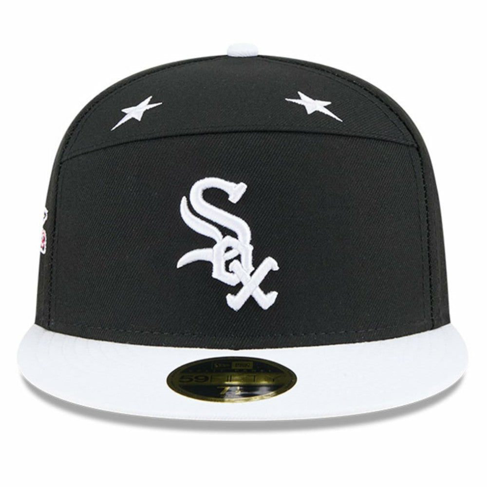 Chicago White Sox 2025 MLB All-Star Game Side Patch 59FIFTY Fitted Hat - Black/White | New Era