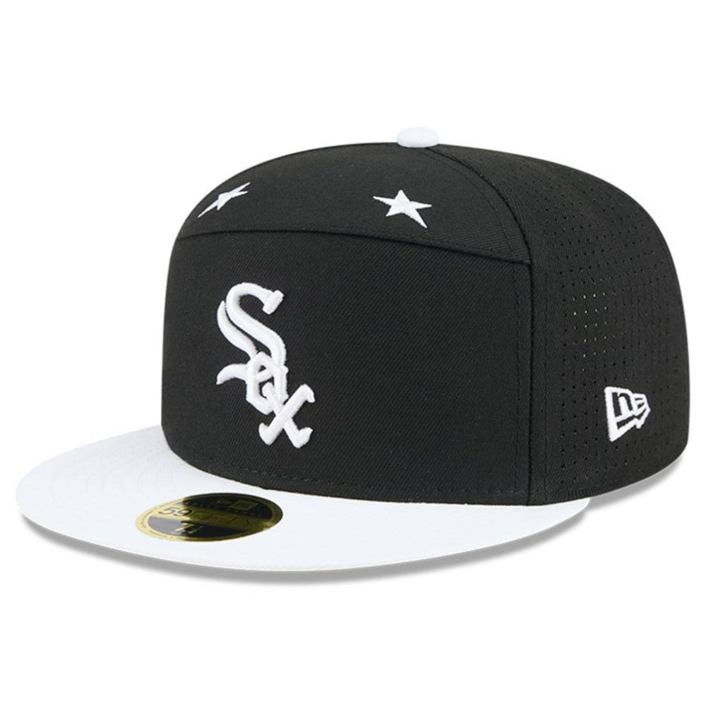 Chicago White Sox 2025 MLB All-Star Game Side Patch 59FIFTY Fitted Hat - Black/White | New Era