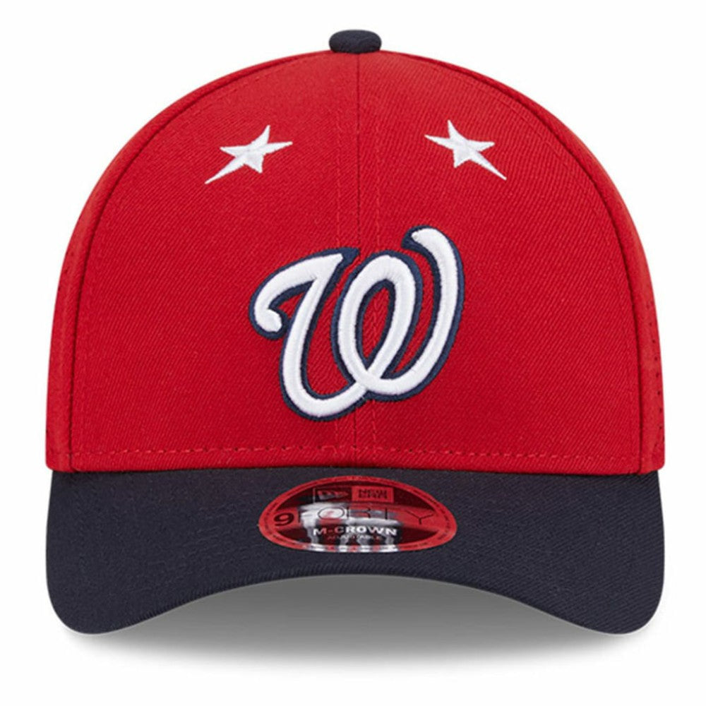 Washington Nationals 2025 MLB All-Star Game 9FORTY M-Crown Adjustable Hat - Red/Navy | New Era