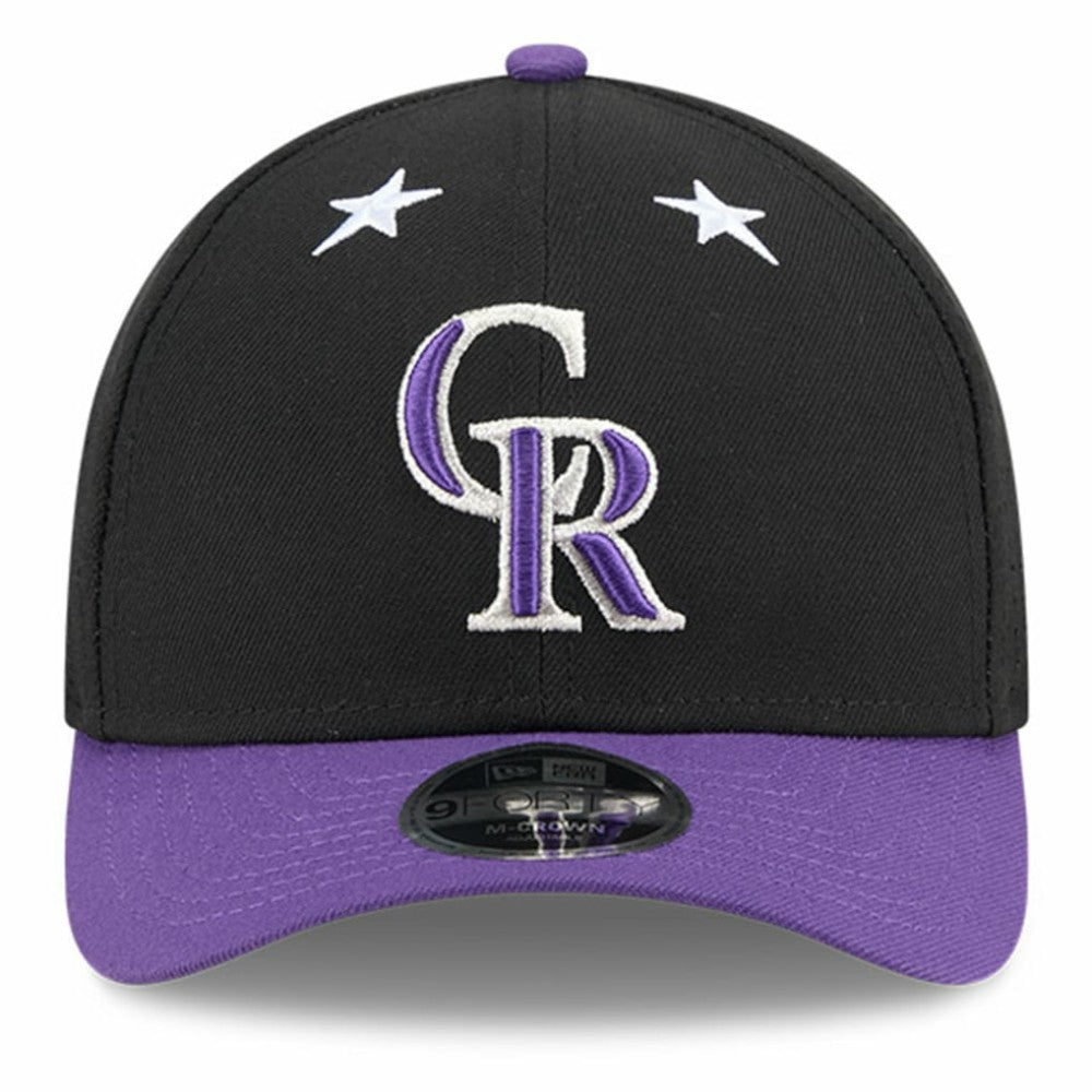 Colorado Rockies 2025 MLB All-Star Game 9FORTY M-Crown Adjustable Hat - Black/Purple | New Era