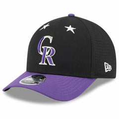 Colorado Rockies 2025 MLB All-Star Game 9FORTY M-Crown Adjustable Hat - Black/Purple | New Era