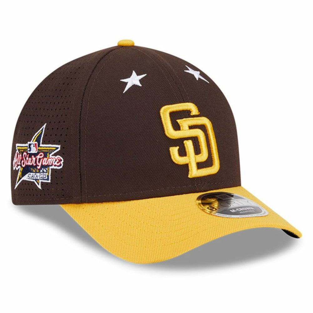 San Diego Padres 2025 MLB All-Star Game 9FORTY M-Crown Adjustable Hat - Brown/Gold | New Era