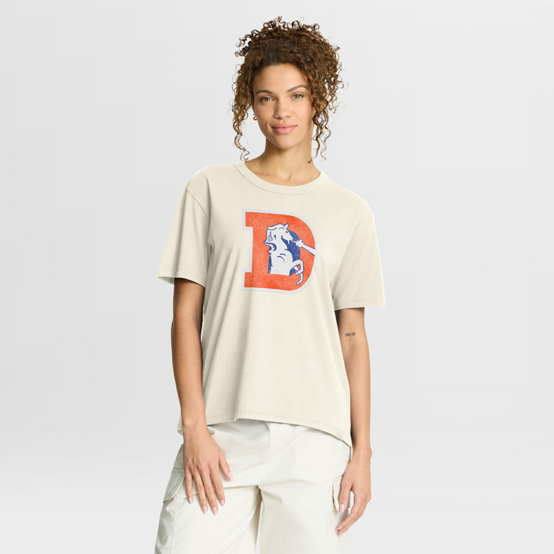 NFL Denver Broncos Women's Dove Legacy T-Shirt