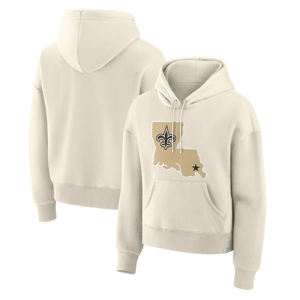 NFL New Orleans Saints Women's Dove Legacy Pullover Hoodie