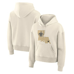 NFL New Orleans Saints Women's Dove Legacy Pullover Hoodie