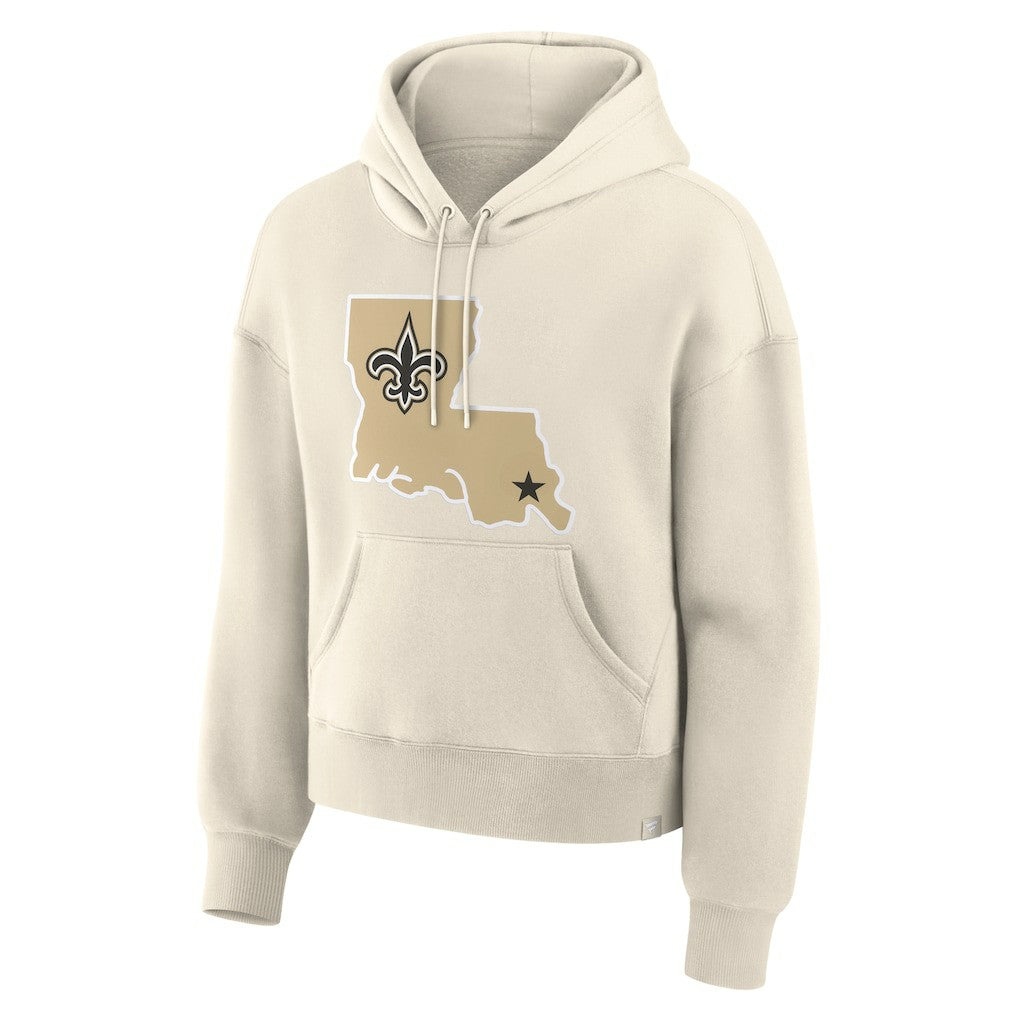 NFL New Orleans Saints Women's Dove Legacy Pullover Hoodie