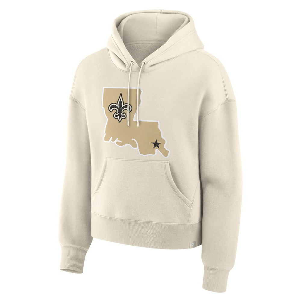 NFL New Orleans Saints Women's Dove Legacy Pullover Hoodie