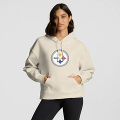 NFL Pittsburgh Steelers Women's Dove Legacy Pullover Hoodie