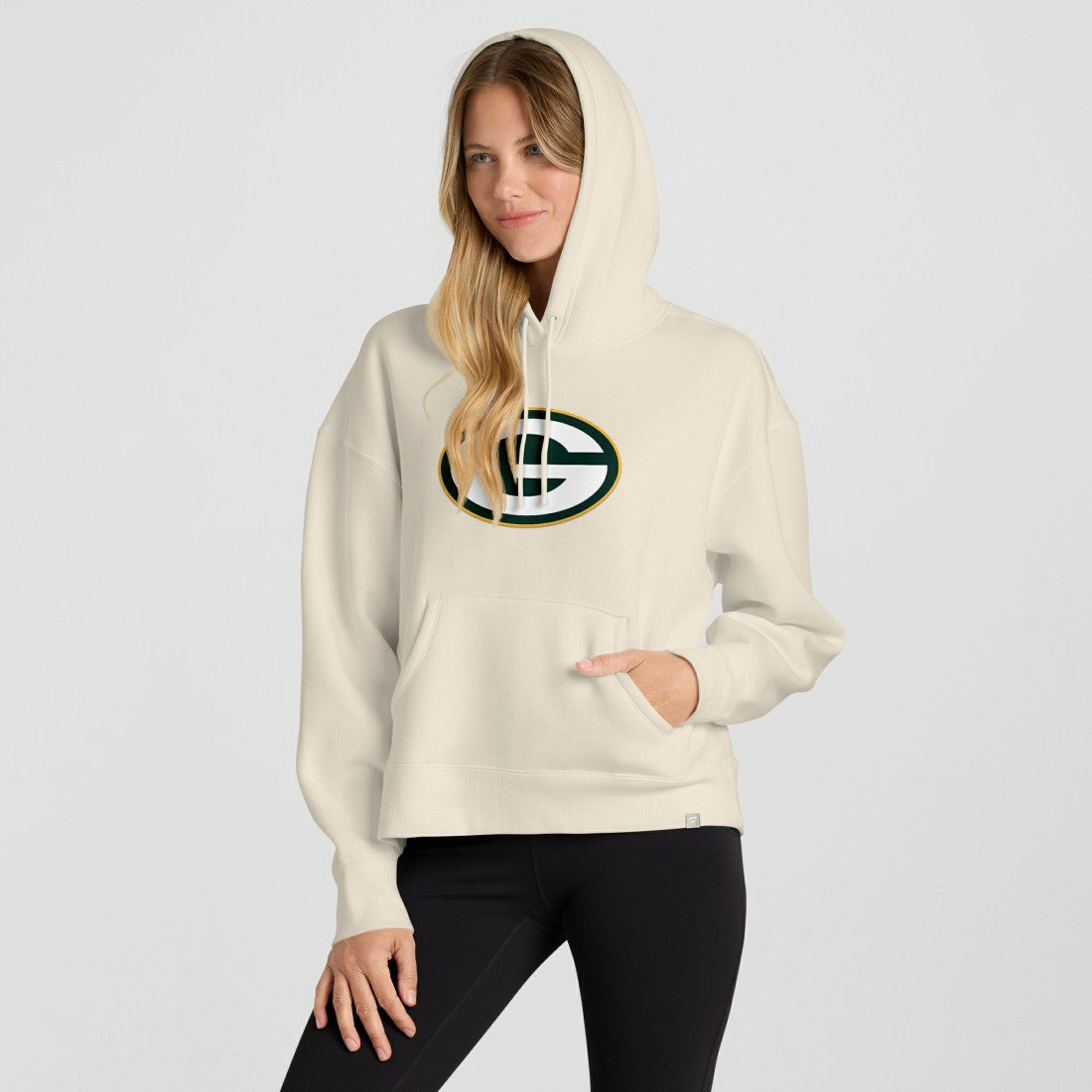NFL Green Bay Packers Women's Dove Legacy Pullover Hoodie
