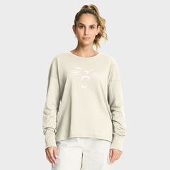NFL Carolina Panthers Women's Dove Legacy Long Sleeve T-Shirt