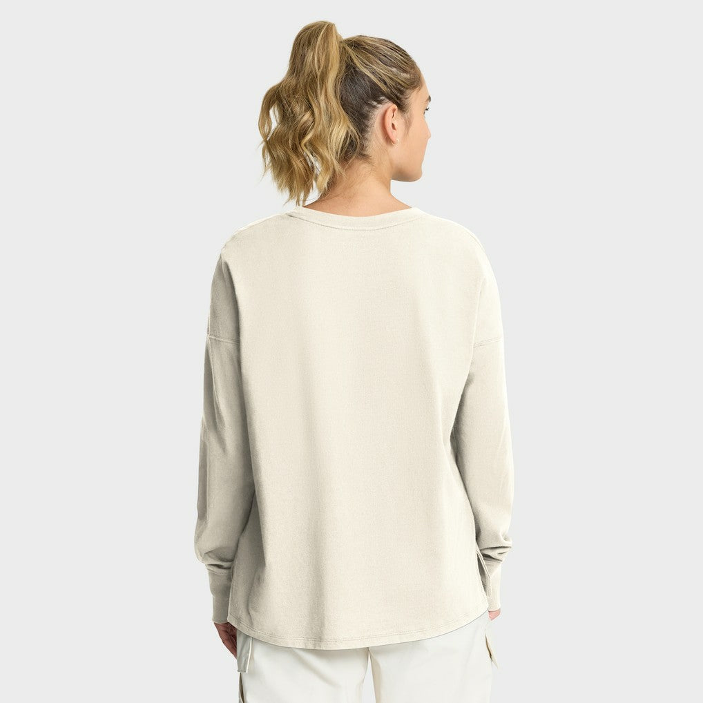 NFL Carolina Panthers Women's Dove Legacy Long Sleeve T-Shirt