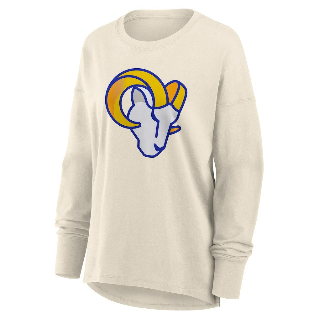 NFL Los Angeles Rams Women's Dove Legacy Long Sleeve T-Shirt