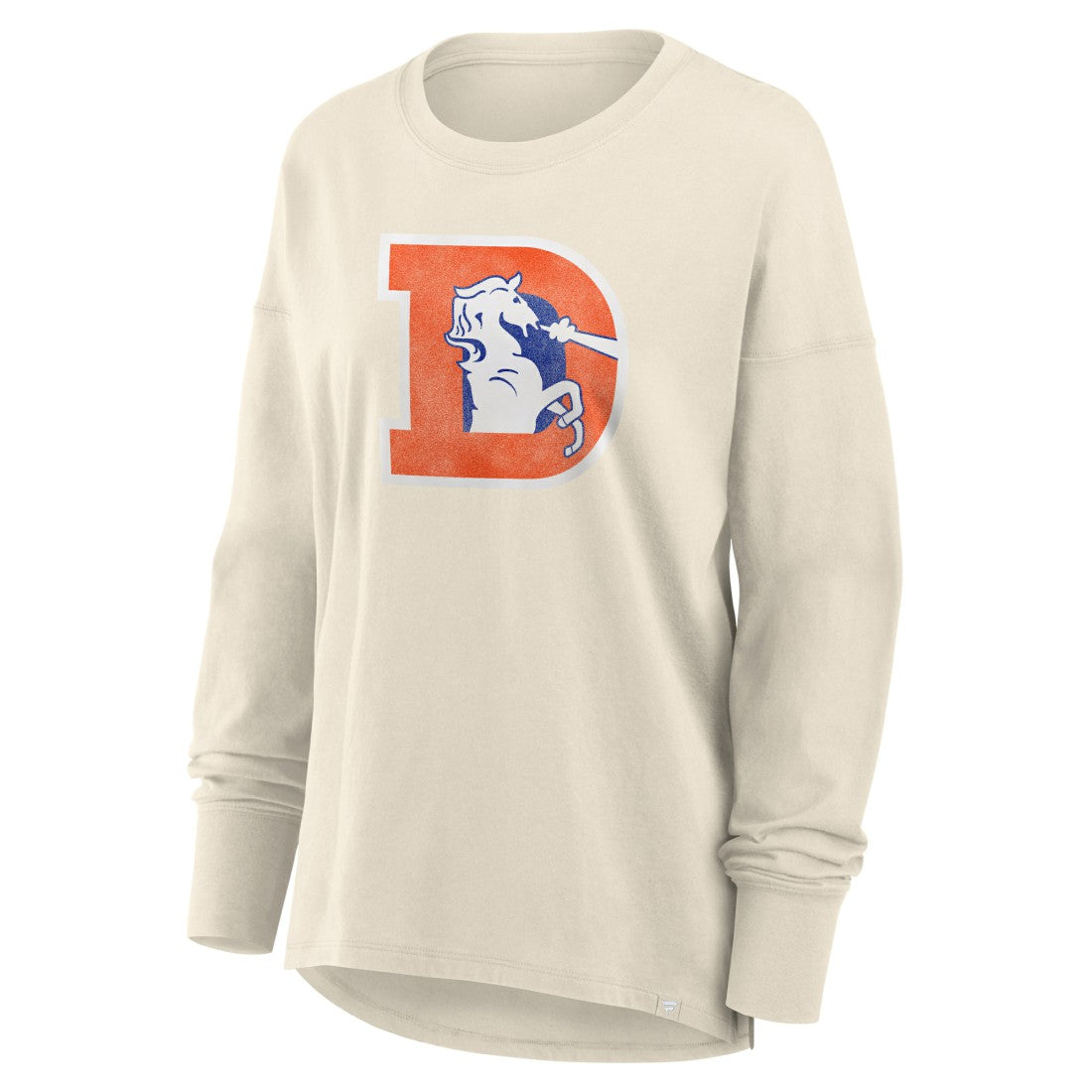 NFL Denver Broncos Women's Dove Legacy Long Sleeve T-Shirt