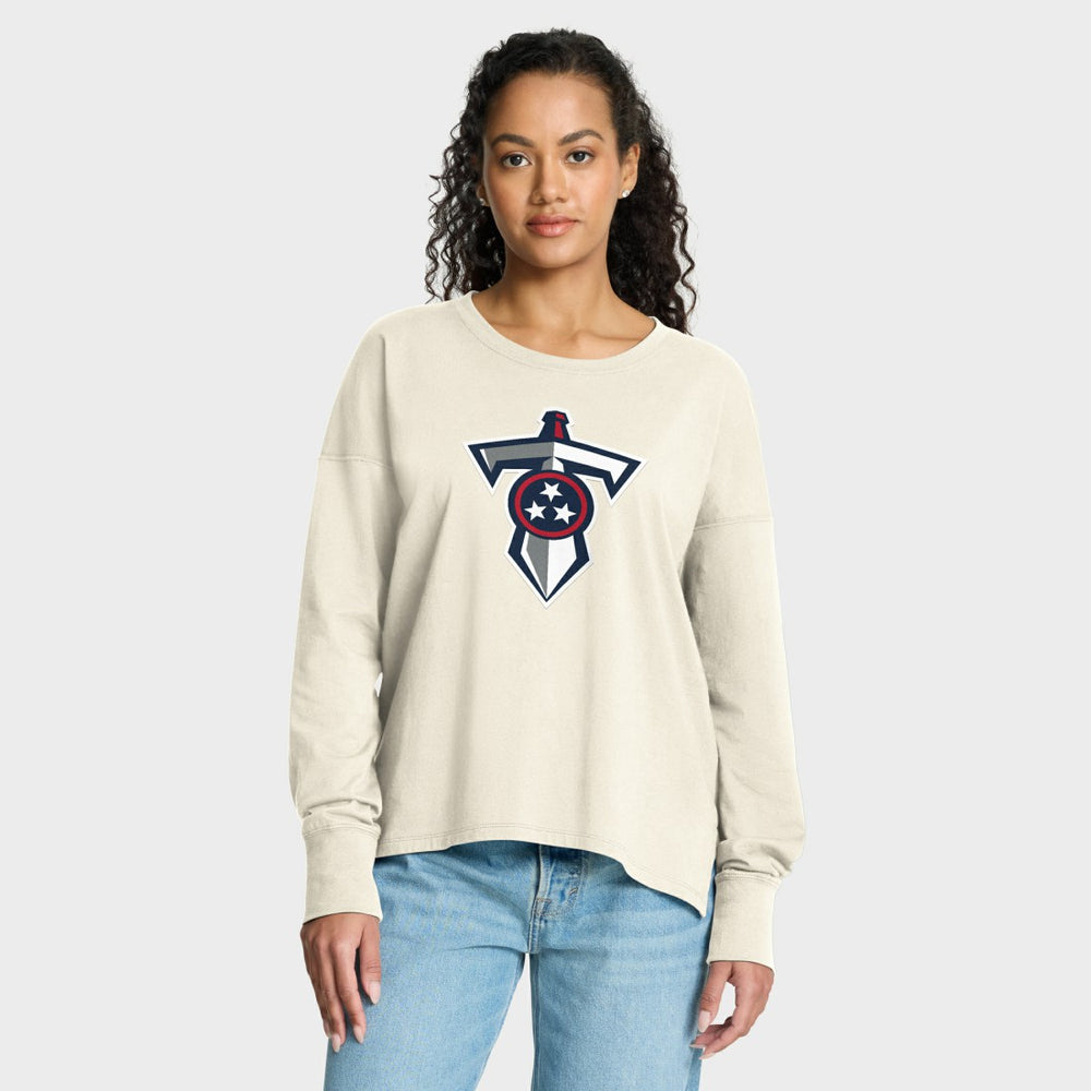 NFL Tennessee Titans Women's Dove Legacy Long Sleeve T-Shirt