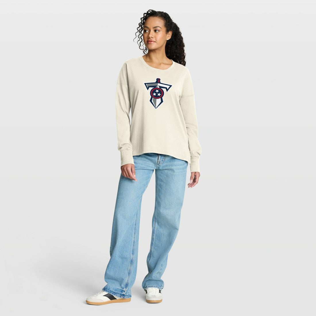 NFL Tennessee Titans Women's Dove Legacy Long Sleeve T-Shirt