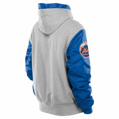 New York Mets x Alpha Industries MA-1 Full-Zip Hoodie Jacket - Royal/Grey | New Era
