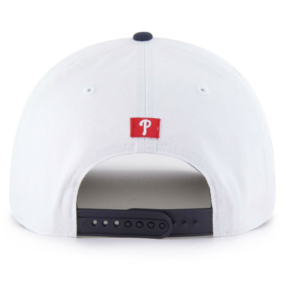 Philadelphia Phillies Patriotic Overhand Hitch Adjustable Hat - White | 47 brand