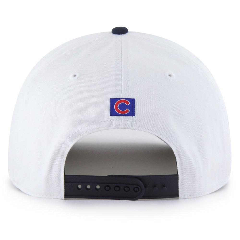 Chicago Cubs Patriotic Overhand Hitch Adjustable Hat - White | 47 brand