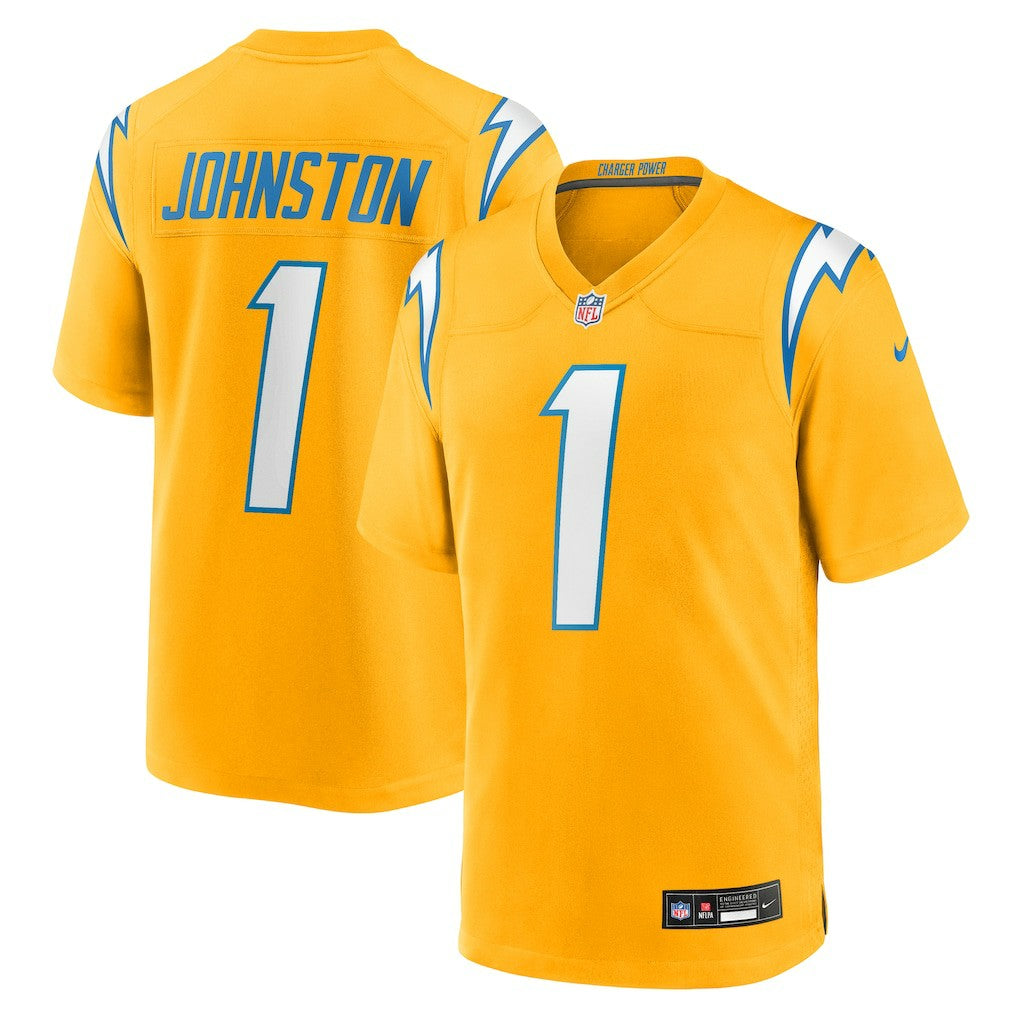 NFL Los Angeles Chargers Quentin Johnston  Alternate Charger Power Game Player Jersey