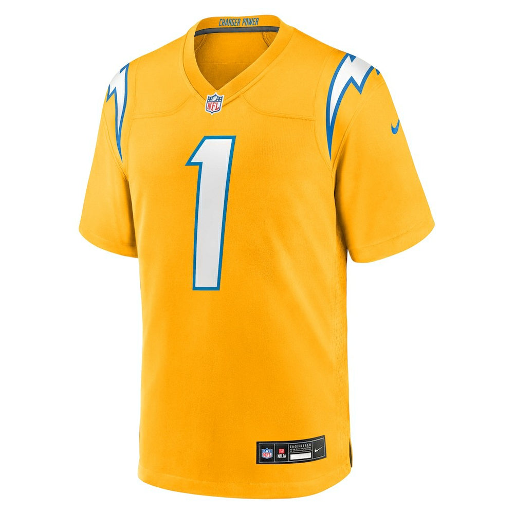 NFL Los Angeles Chargers Quentin Johnston  Alternate Charger Power Game Player Jersey