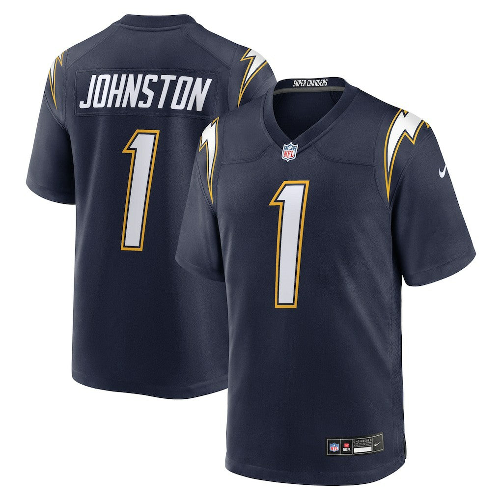 NFL Los Angeles Chargers Quentin Johnston  Alternate Super Chargers Game Player Jersey