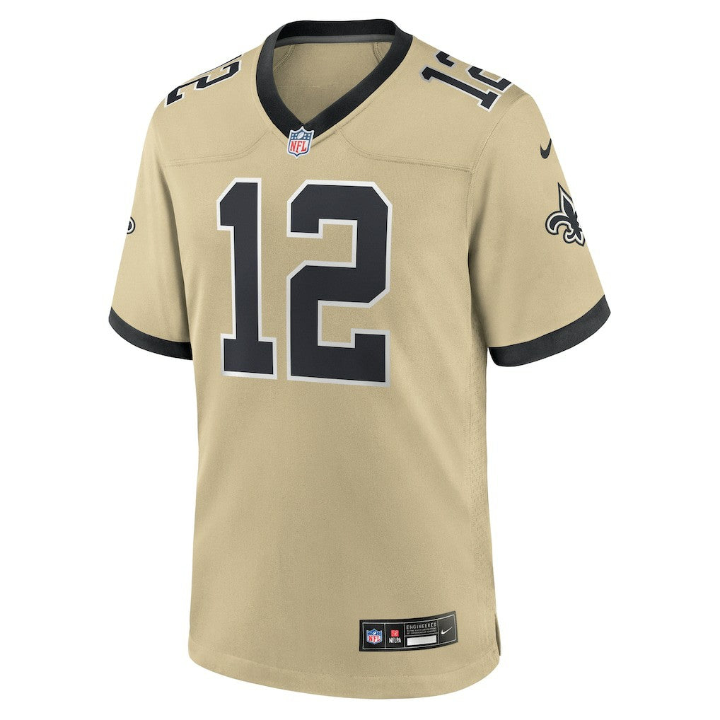 NFL New Orleans Saints Chris Olave  Gameday Golds Alternate Game Player Jersey