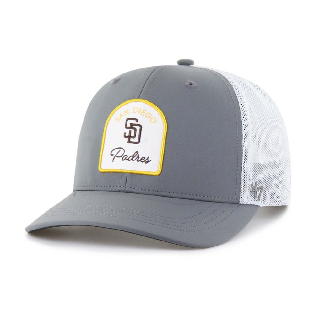 San Diego Padres Gimmie Golf Trucker Adjustable Hat - Gray | 47 brand