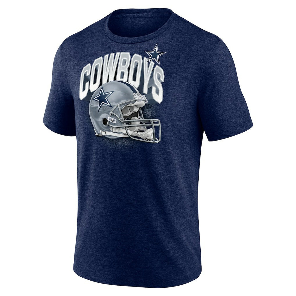 NFL Dallas Cowboys Helmet Tri-Blend T-Shirt