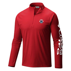 Washington Wizards Terminal Tackle Raglan Omni-Shade Quarter-Zip Jacket - Red | Columbia outlet