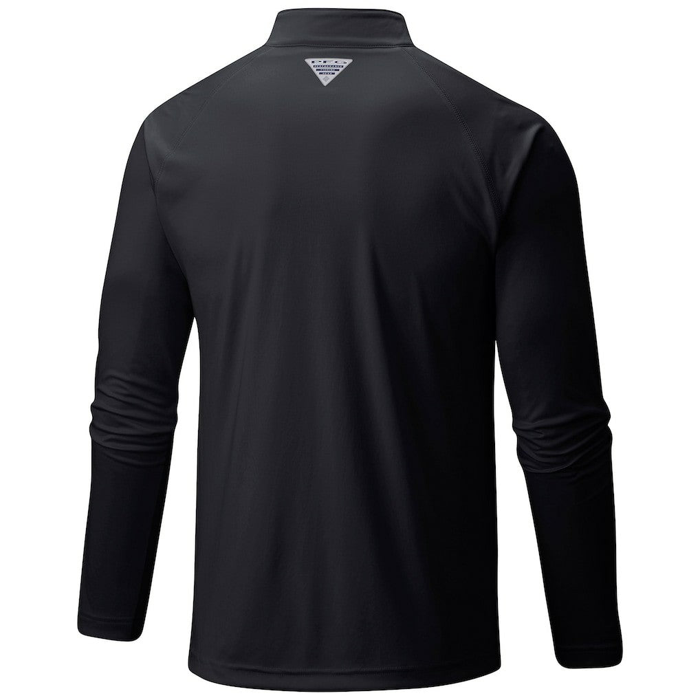 Brooklyn Nets Terminal Tackle Raglan Omni-Shade Quarter-Zip Jacket - Black | Columbia on sale