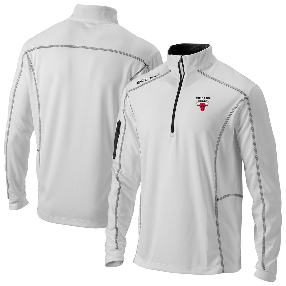 Chicago Bulls Omni-Wick Shotgun Quarter-Zip Pullover - White | Columbia outlet