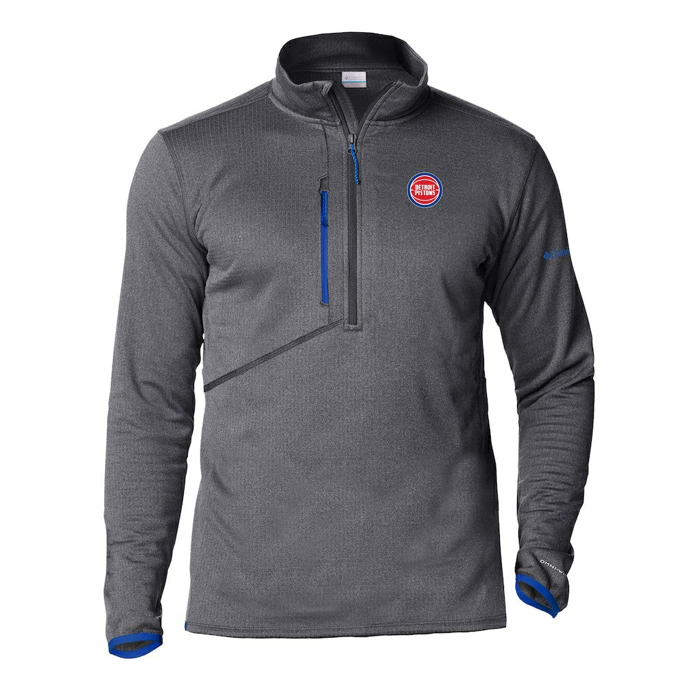 Detroit Pistons Park View Half-Zip Top sale - Gray | Columbia online