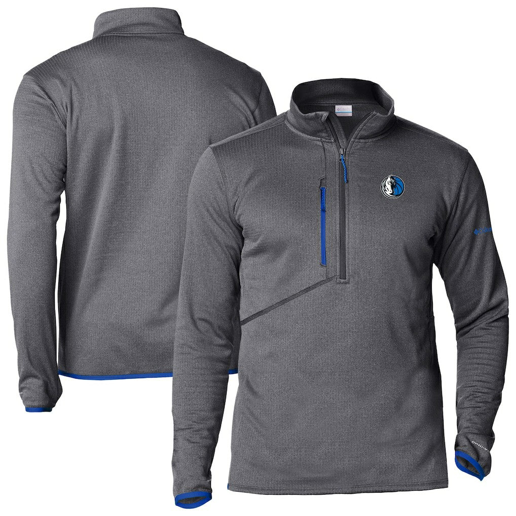 Dallas Mavericks Park View Half-Zip Top sale - Gray | Columbia outlet