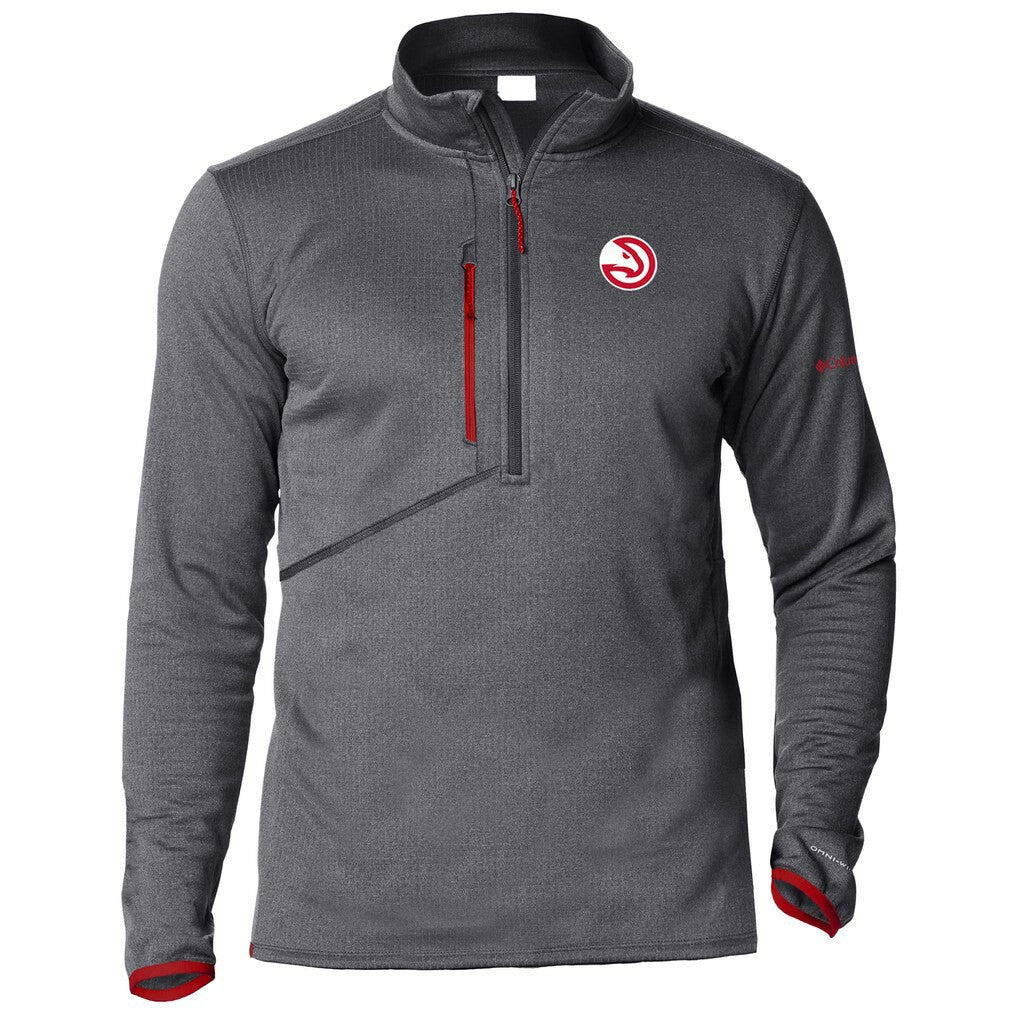 Atlanta Hawks Park View Half-Zip Top - Gray | Columbia shop