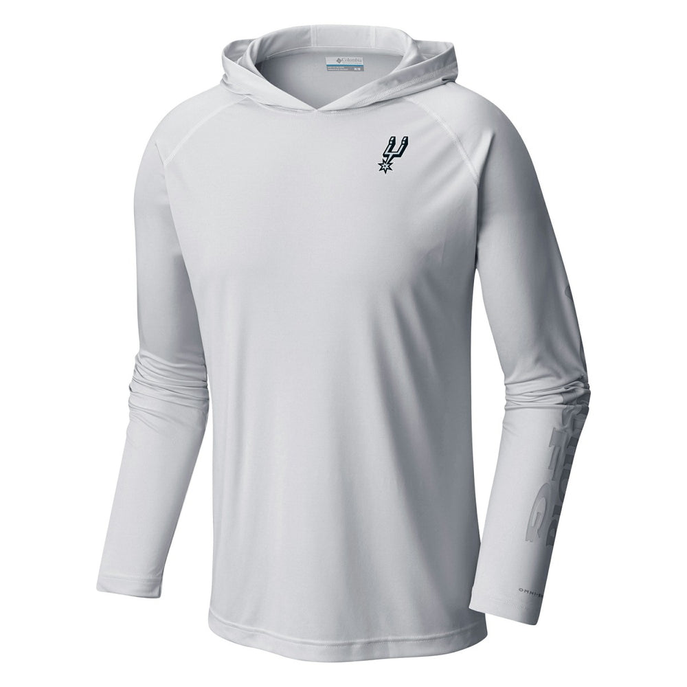 San Antonio Spurs Terminal Tackle Long Sleeve Hoodie T-Shirt - White | Columbia shop