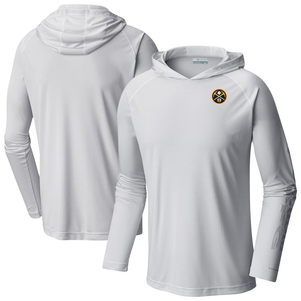 Denver Nuggets Terminal Tackle Long Sleeve Hoodie T-Shirt sale - White | Columbia on sale