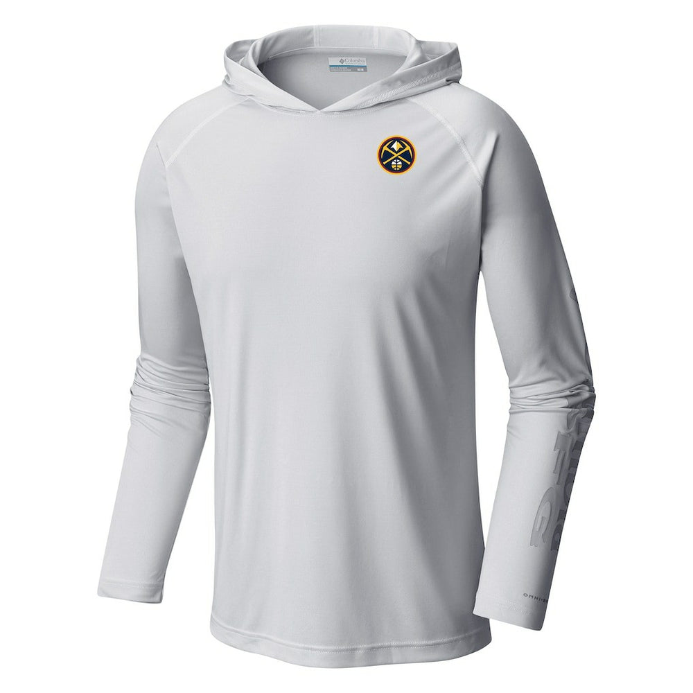Denver Nuggets Terminal Tackle Long Sleeve Hoodie T-Shirt sale - White | Columbia on sale