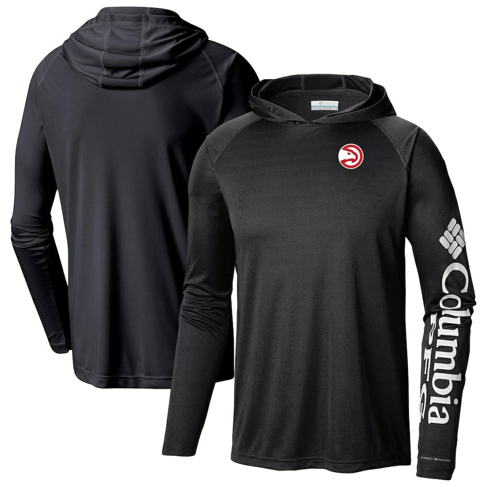 Atlanta Hawks Terminal Tackle Long Sleeve Hoodie T-Shirt - Black | Columbia outlet