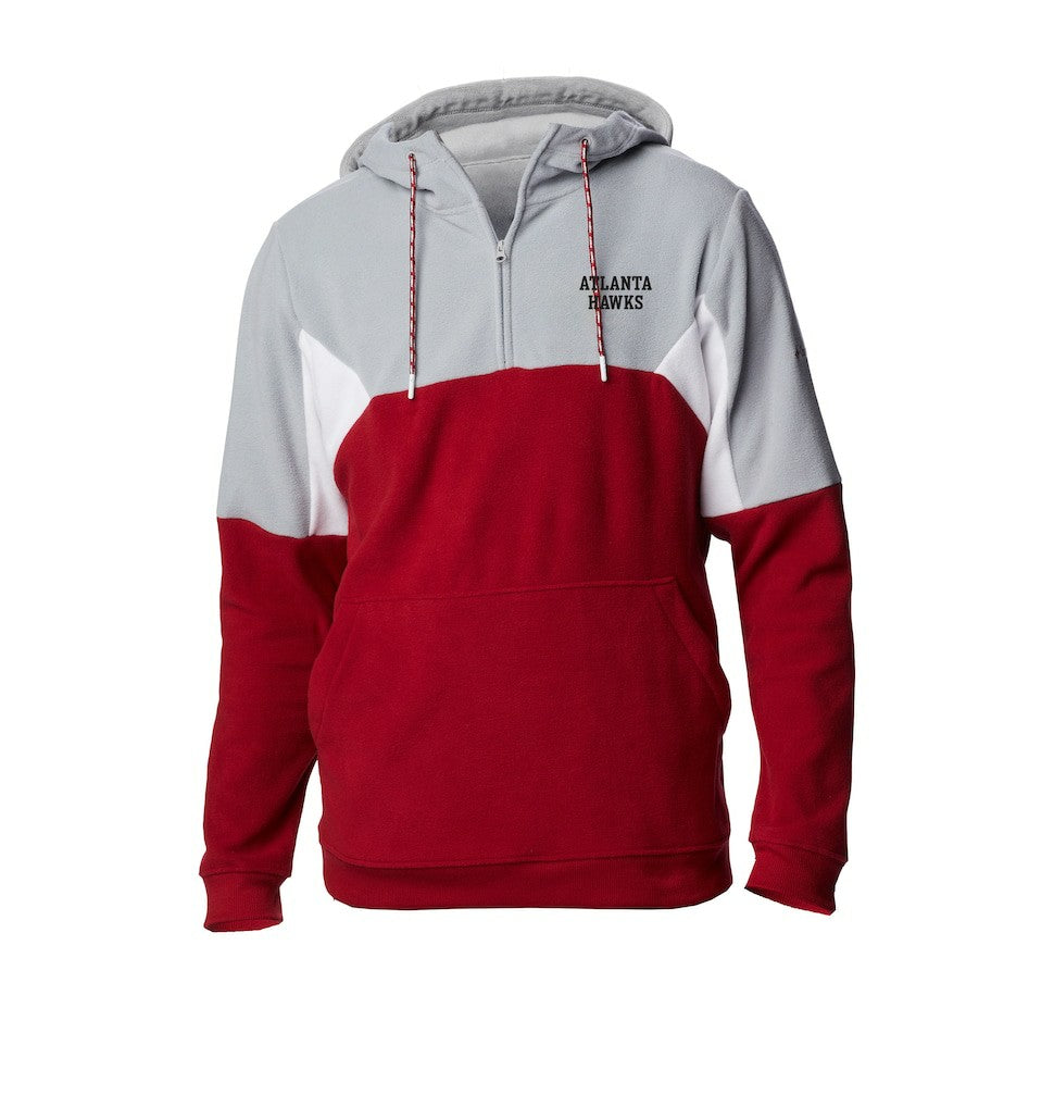 Atlanta Hawks Lodge Quarter-Zip Hoodie - Red | Columbia shop