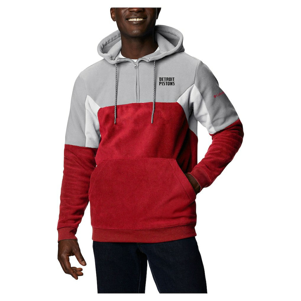 Detroit Pistons Lodge Quarter-Zip Hoodie sale - Red | Columbia outlet