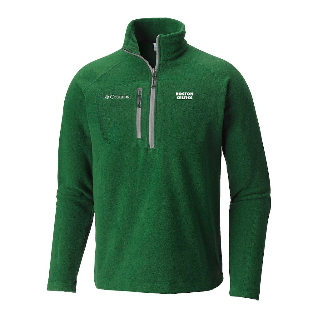 Boston Celtics Fast Trek III Half-Zip Fleece Pullover - Kelly Green | Columbia discount