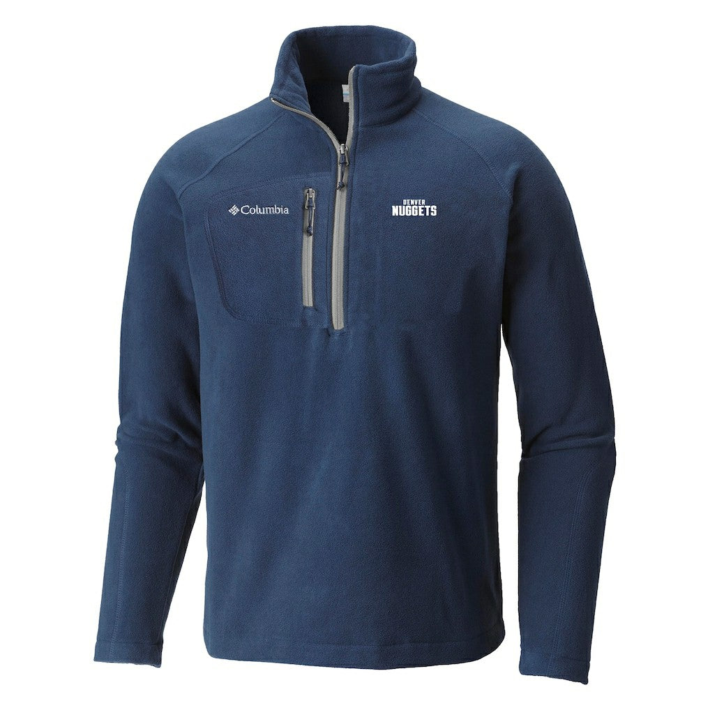 Denver Nuggets Fast Trek III Half-Zip Fleece Pullover sale - Navy | Columbia for sale