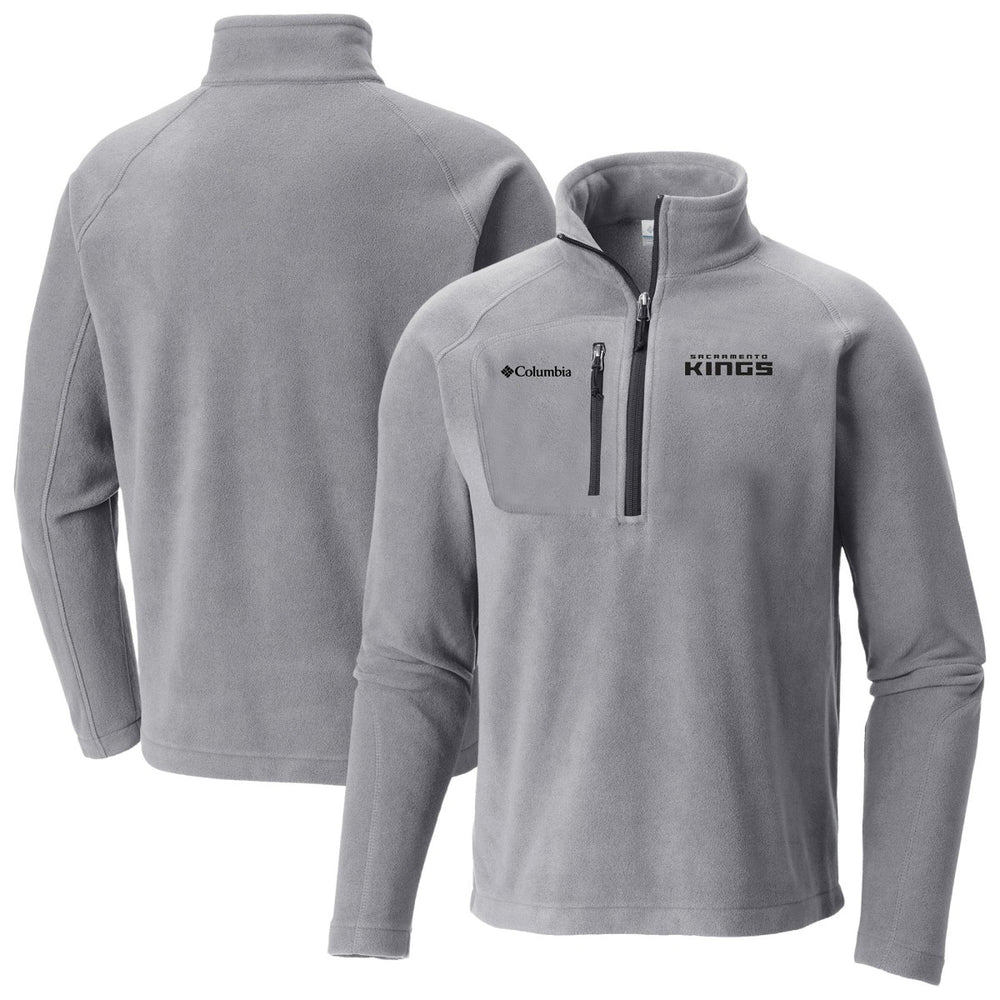 Sacramento Kings Fast Trek III Half-Zip Fleece Pullover - Gray | Columbia for sale