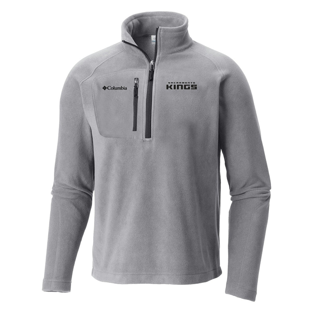 Sacramento Kings Fast Trek III Half-Zip Fleece Pullover - Gray | Columbia for sale