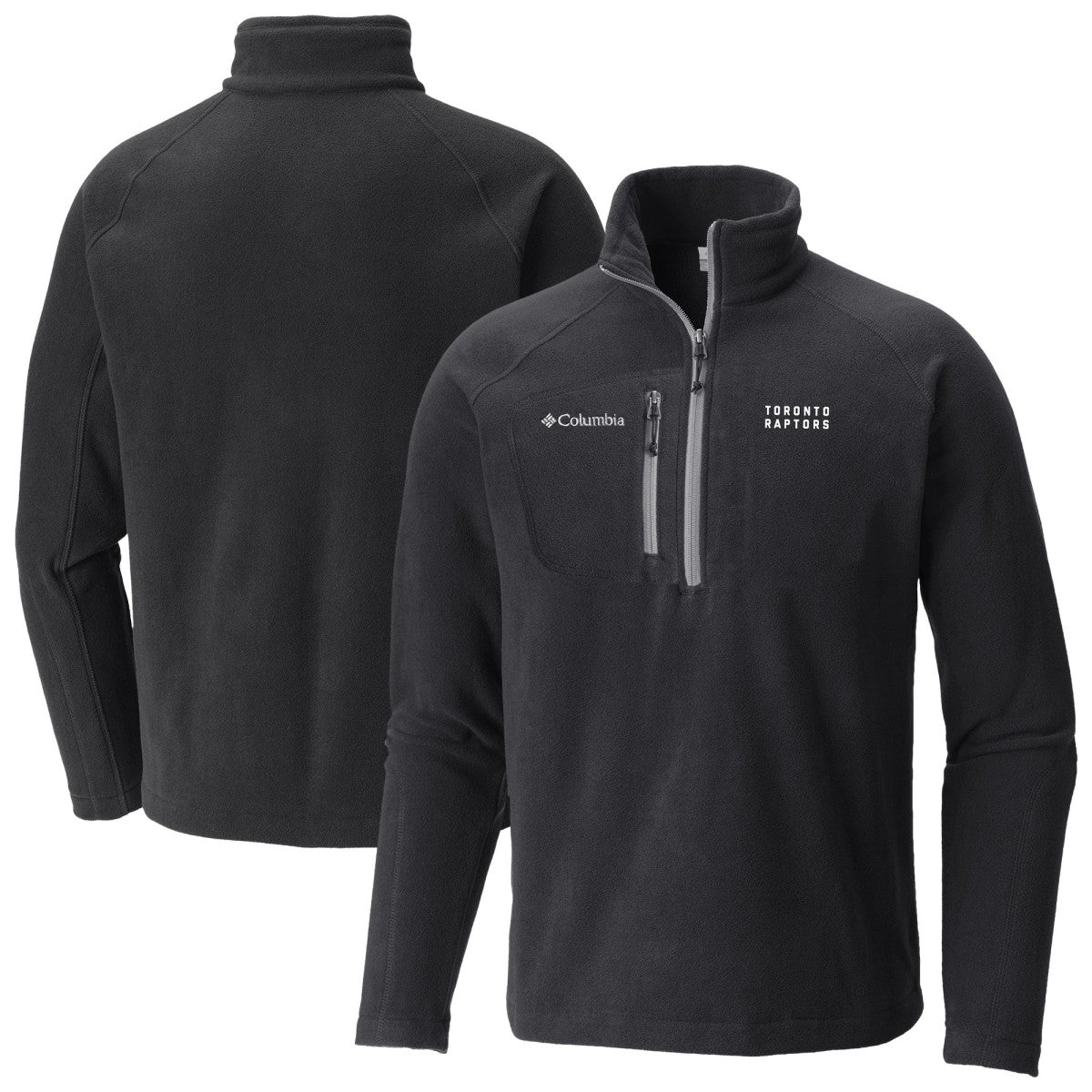 Toronto Raptors Fast Trek III Half-Zip Fleece Pullover - Black | Columbia cheap