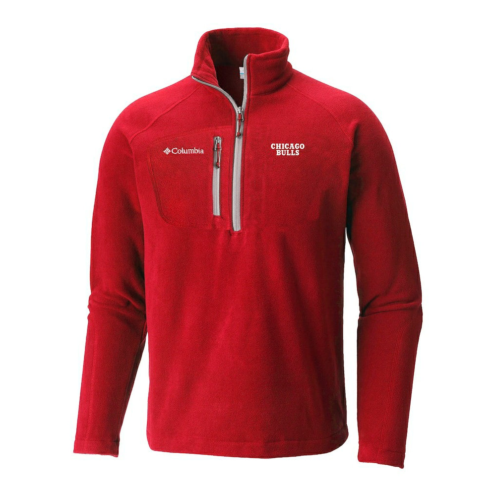 Chicago Bulls Fast Trek III Half-Zip Fleece Pullover - Red | Columbia discount