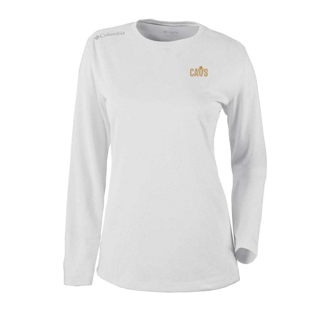 Cleveland Cavaliers Women's Omni-Wick Shotgun Pullover Top sale - White | Columbia cheap