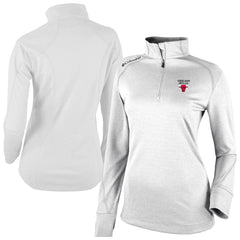 Chicago Bulls Women's Omni-Wick Shotgun 2.0 Quarter-Zip Pullover Top - White | Columbia online