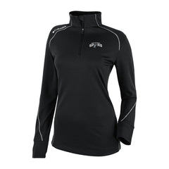 San Antonio Spurs Women's Omni-Wick Shotgun 2.0 Quarter-Zip Pullover Top - Black | Columbia cheap