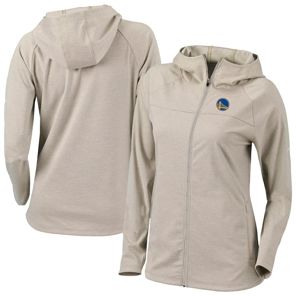 Golden State Warriors Women's Omni-Wick Half Shot Full-Zip Hooded Jacket sale - Tan | Columbia shop